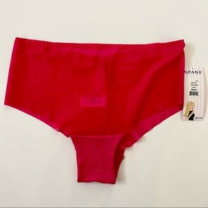 Spanx NWT britches pink red shapewear panties sm